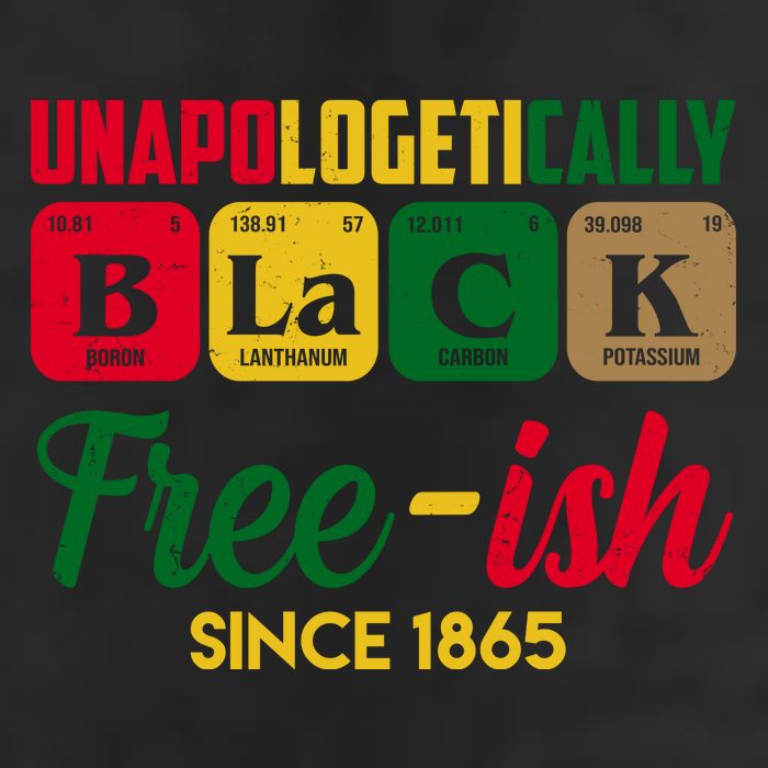 Unapologetically Black Free Ish Since 1865 Juneteenth Adult Drive Performance Visor