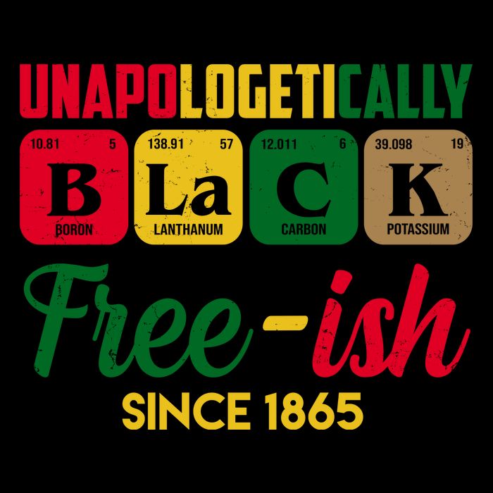 Unapologetically Black Free Ish Since 1865 Juneteenth 16 in Basic Backpack