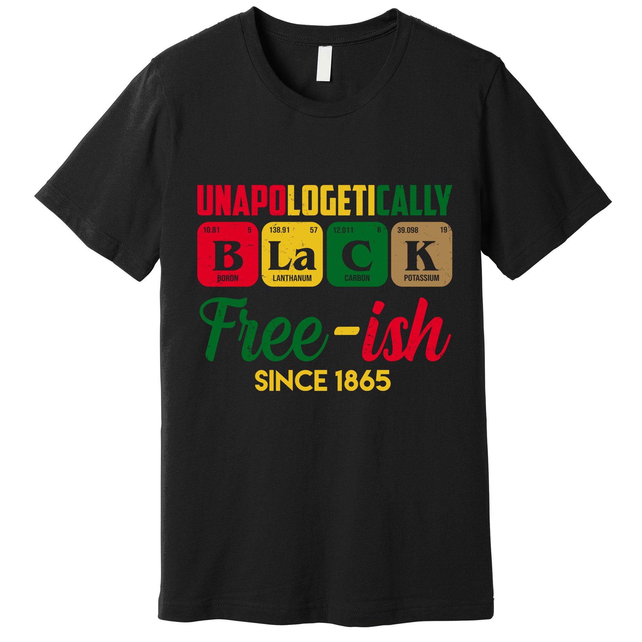 Unapologetically Black Free Ish Since 1865 Juneteenth Premium T-Shirt