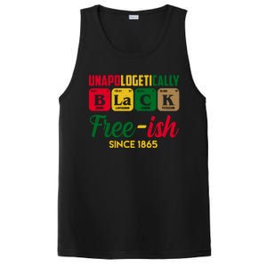 Unapologetically Black Free Ish Since 1865 Juneteenth PosiCharge Competitor Tank