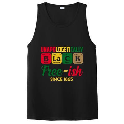 Unapologetically Black Free Ish Since 1865 Juneteenth PosiCharge Competitor Tank
