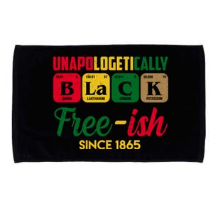 Unapologetically Black Free Ish Since 1865 Juneteenth Microfiber Hand Towel