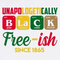 Unapologetically Black Free Ish Since 1865 Juneteenth Garment-Dyed Sweatshirt