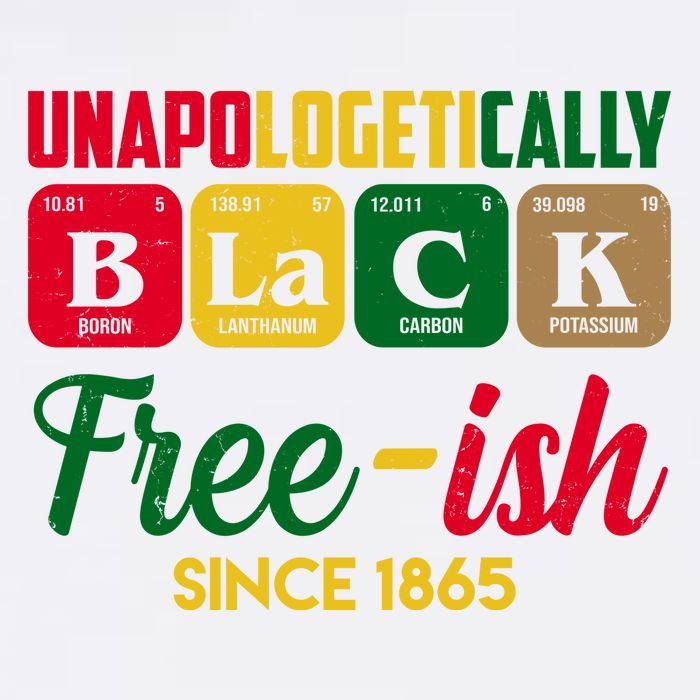 Unapologetically Black Free Ish Since 1865 Juneteenth Garment-Dyed Sweatshirt