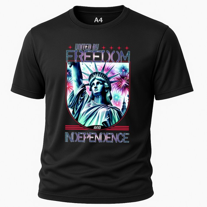 United By Freedom And Independence Cooling Performance Crew T-Shirt