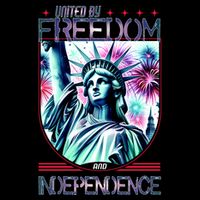 United By Freedom And Independence Cooling Performance Crew T-Shirt