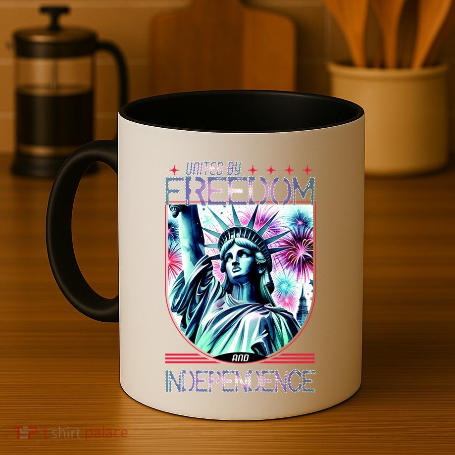 United By Freedom And Independence Mug