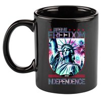 United By Freedom And Independence 11oz C Handle Ceramic Mug