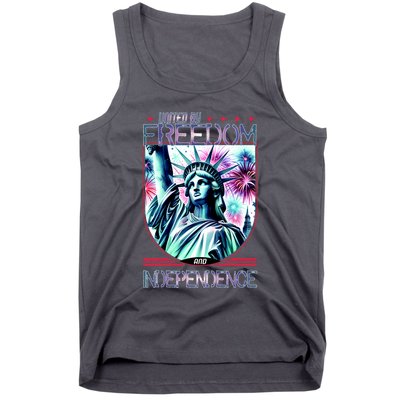United By Freedom And Independence Tank Top