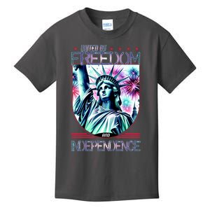 United By Freedom And Independence Kids T-Shirt