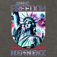 United By Freedom And Independence Cotton Canvas Backpack