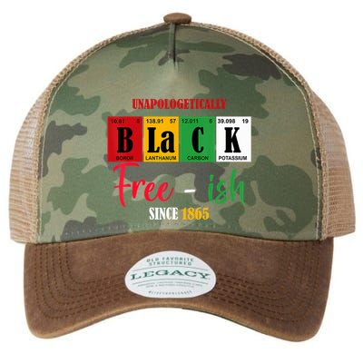 Unapologetically Black Freeish Since 1865 Juneteenth Legacy Tie Dye Trucker Hat