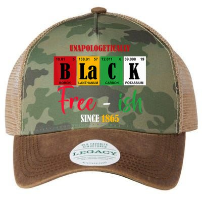 Unapologetically Black Freeish Since 1865 Juneteenth Legacy Tie Dye Trucker Hat