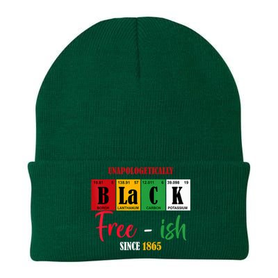 Unapologetically Black Freeish Since 1865 Juneteenth Knit Cap Winter Beanie