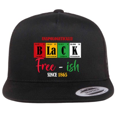 Unapologetically Black Freeish Since 1865 Juneteenth Flatbill Hat