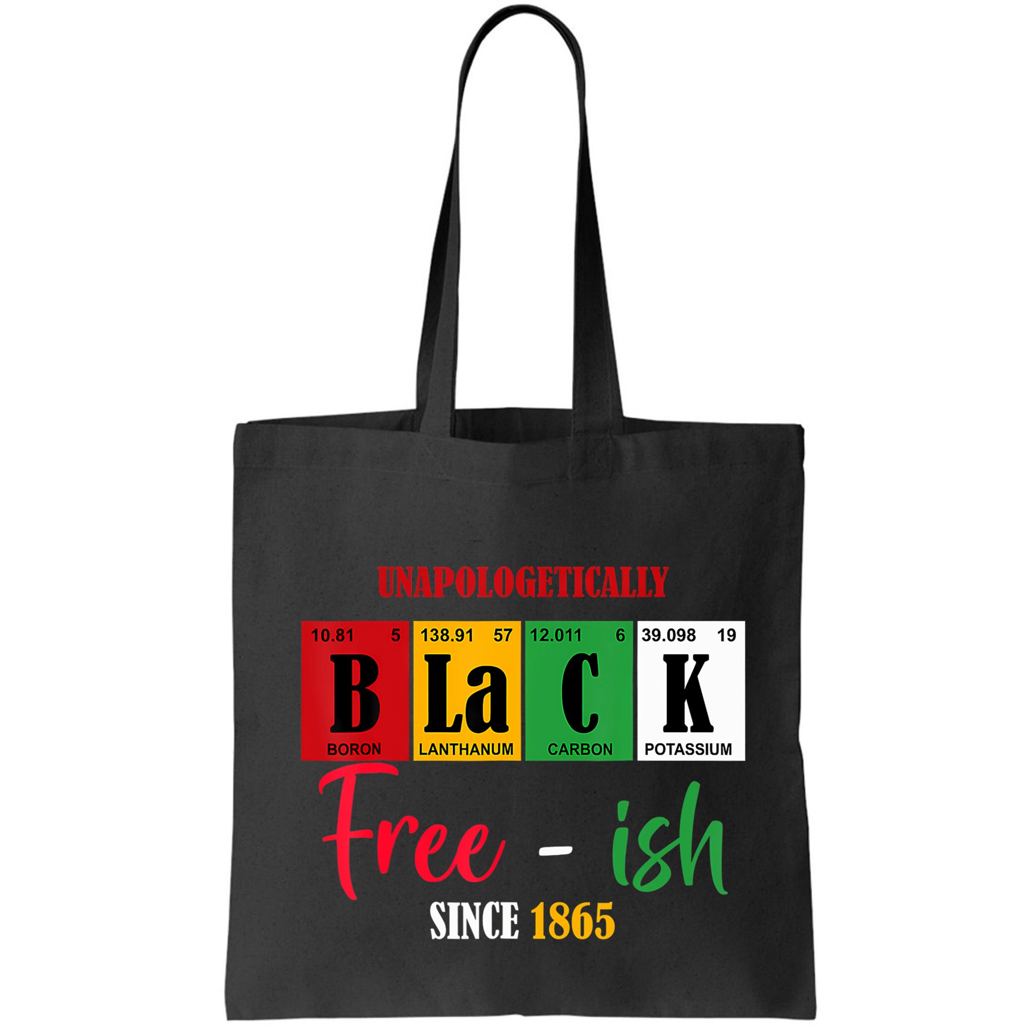 Unapologetically Black Freeish Since 1865 Juneteenth Bag