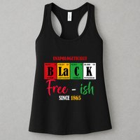 Unapologetically Black Freeish Since 1865 Juneteenth Womens Tank Top