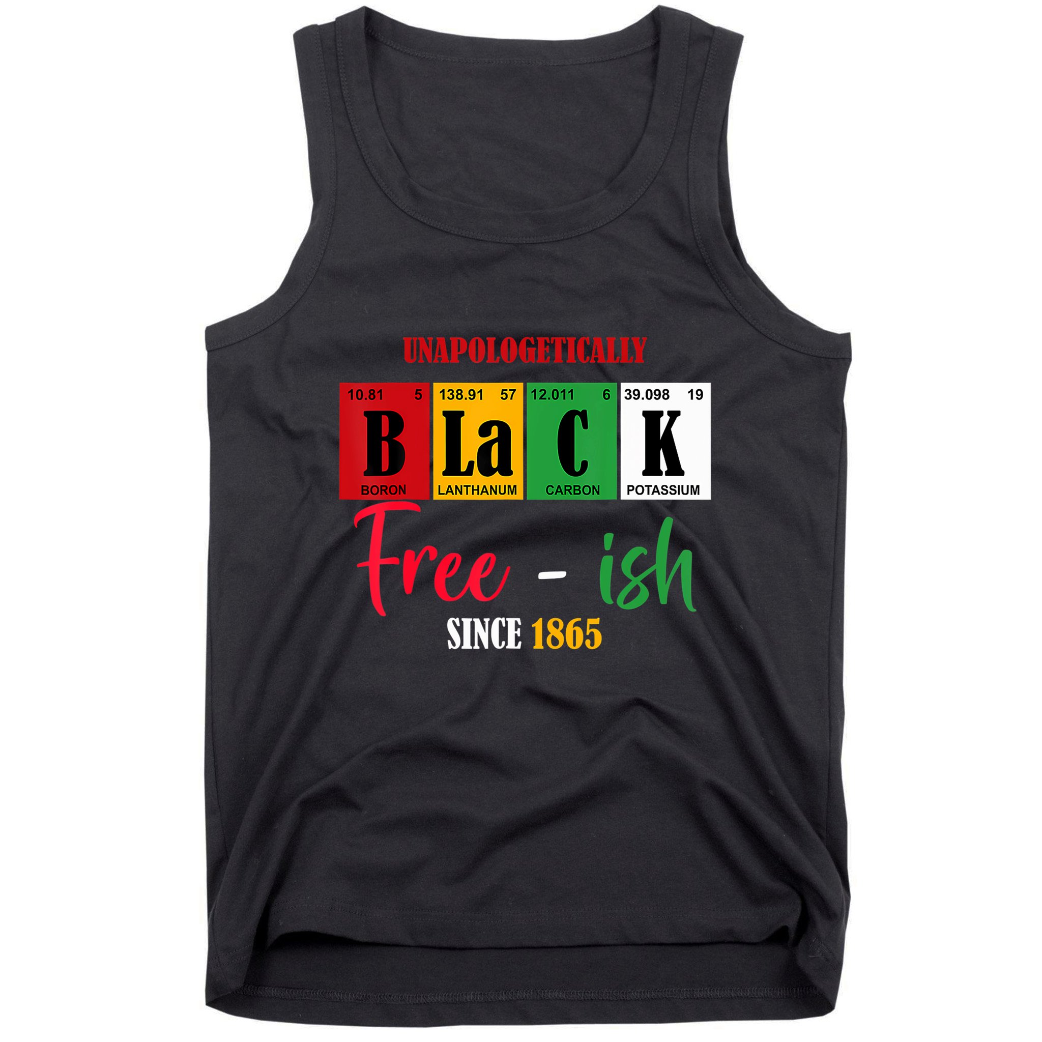Unapologetically Black Freeish Since 1865 Juneteenth Tank Top