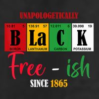Unapologetically Black Freeish Since 1865 Juneteenth Golf Towel