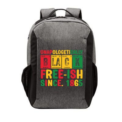 Unapologetically Black Freeish Since 1865 Junenth Gift Vector Backpack