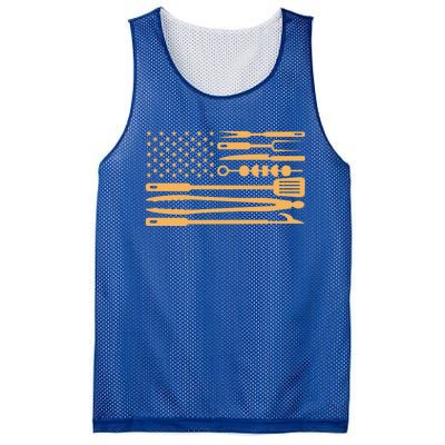 Usa Bbq Flag Gift Bbq Gift Mesh Reversible Basketball Jersey Tank