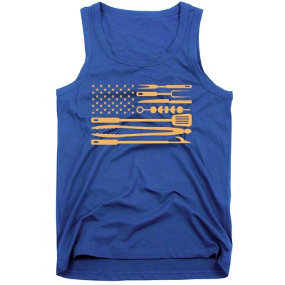 Usa Bbq Flag Gift Bbq Gift Tank Top