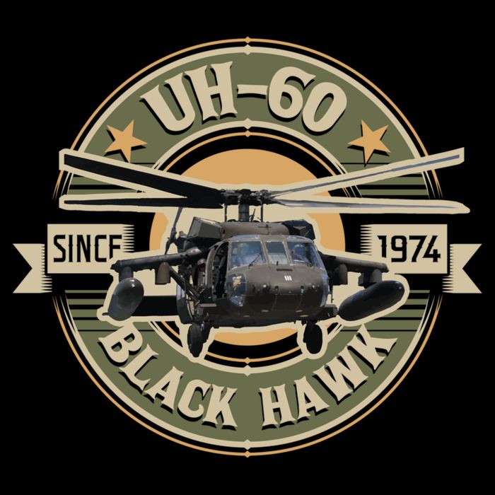 Uhgift60 Blackhawk Gift Assault Helicopter Pilot Aviation Gift Drawstring Bag
