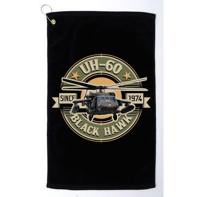 Uhgift60 Blackhawk Gift Assault Helicopter Pilot Aviation Gift Golf Towel