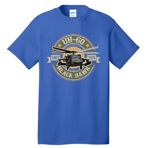 Uhgift60 Blackhawk Gift Assault Helicopter Pilot Aviation Gift Tall T-Shirt