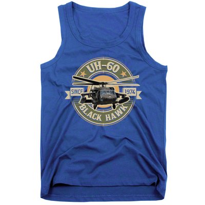 Uhgift60 Blackhawk Gift Assault Helicopter Pilot Aviation Gift Tank Top