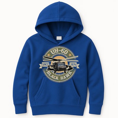 Uhgift60 Blackhawk Gift Assault Helicopter Pilot Aviation Gift Kids Hoodie