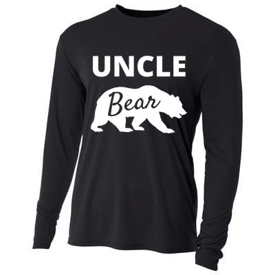 Uncle Bear Gift Mama Bear Papa Bear Cooling Performance Long Sleeve Crew
