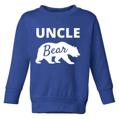 Uncle Bear Gift Mama Bear Papa Bear Toddler Sweatshirt