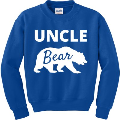 Uncle Bear Gift Mama Bear Papa Bear Kids Sweatshirt