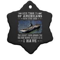 Uss Bon Homme Richard Cv31 Aircraft Carrier Sailor Veteran Ceramic Star Ornament