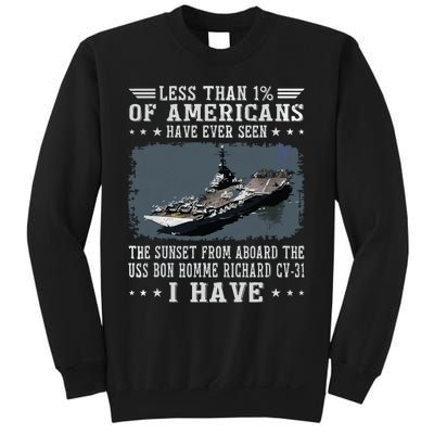 Us Bon Homme Richard Cv31 Aircraft Carrier Sailor Veteran Sweatshirt