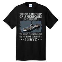 Us Bon Homme Richard Cv31 Aircraft Carrier Sailor Veteran Tall T-Shirt