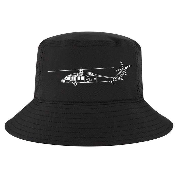 UH60 Blackhawk Helicopter Pilot Or Crew Cool Comfort Performance Bucket Hat