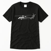 UH60 Blackhawk Helicopter Pilot Or Crew Tall T-Shirt