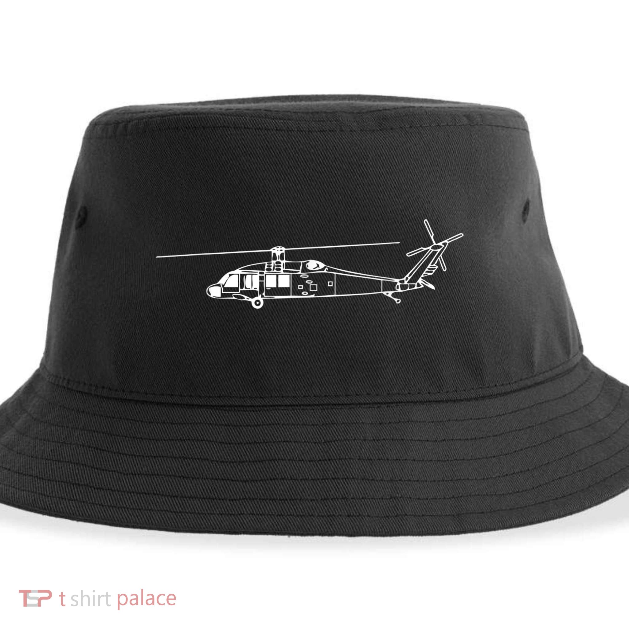UH60 Blackhawk Helicopter Pilot Or Crew Sustainable Bucket Hat