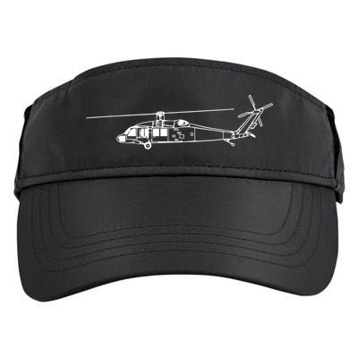 UH60 Blackhawk Helicopter Pilot Or Crew Adult Drive Performance Visor