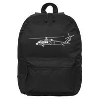 UH60 Blackhawk Helicopter Pilot Or Crew 16 in Basic Backpack