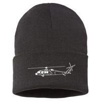 UH60 Blackhawk Helicopter Pilot Or Crew Sustainable Knit Beanie