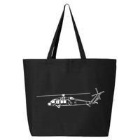 UH60 Blackhawk Helicopter Pilot Or Crew 25L Jumbo Tote