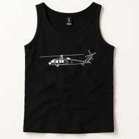 UH60 Blackhawk Helicopter Pilot Or Crew Tank Top