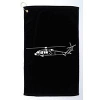 UH60 Blackhawk Helicopter Pilot Or Crew Golf Towel
