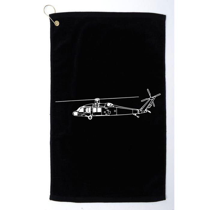 UH60 Blackhawk Helicopter Pilot Or Crew Golf Towel