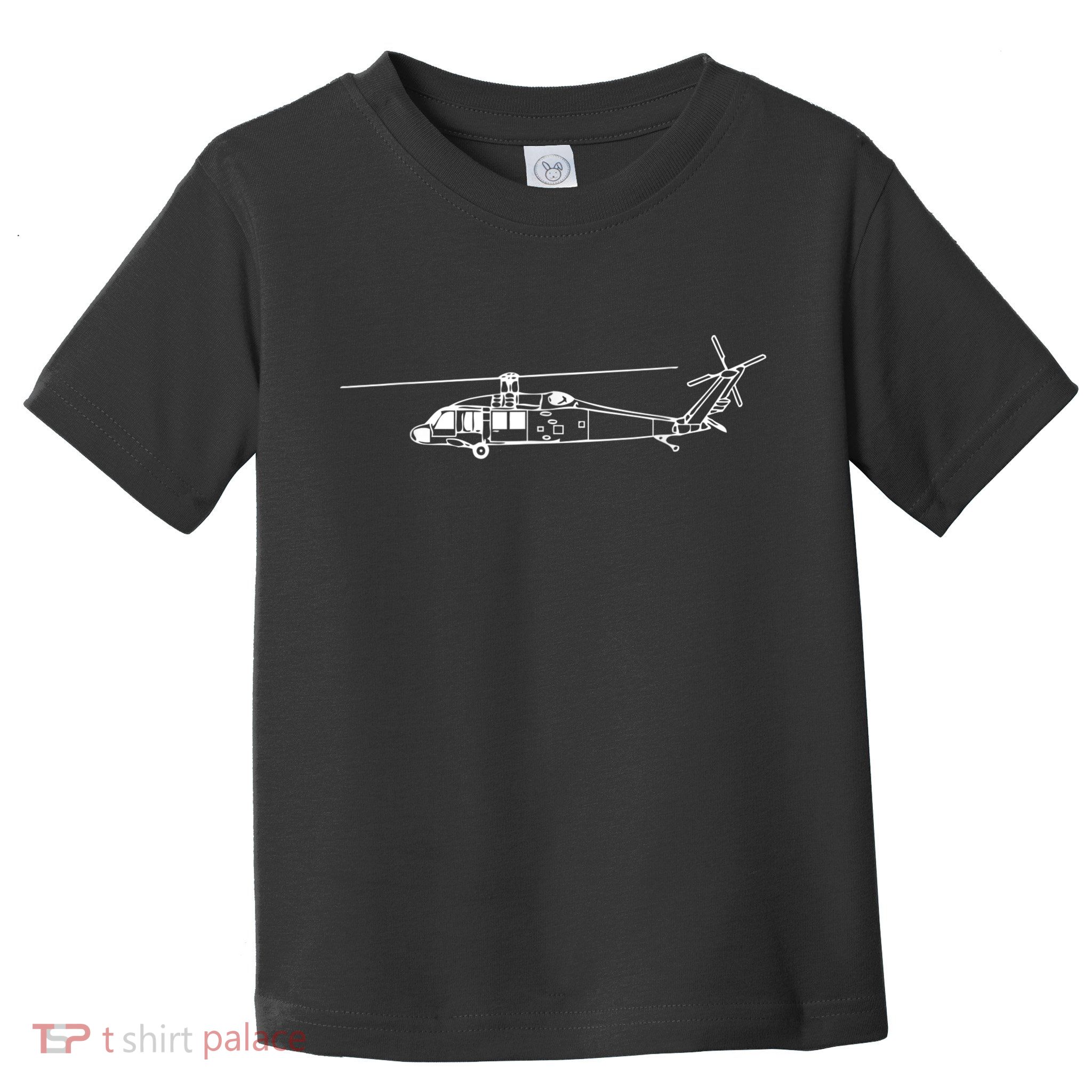 UH60 Blackhawk Helicopter Pilot Or Crew Toddler T-Shirt