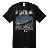 Uss Bon Homme Richard Cv 31 Aircraft Carrier Sailor Veteran Tall T-Shirt