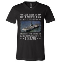 Uss Bon Homme Richard Cv 31 Aircraft Carrier Sailor Veteran V-Neck T-Shirt